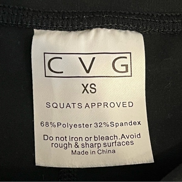 CVG Constantly Varied Gear stretchy shorts, skull tag, black, size XS - Picture 4 of 9